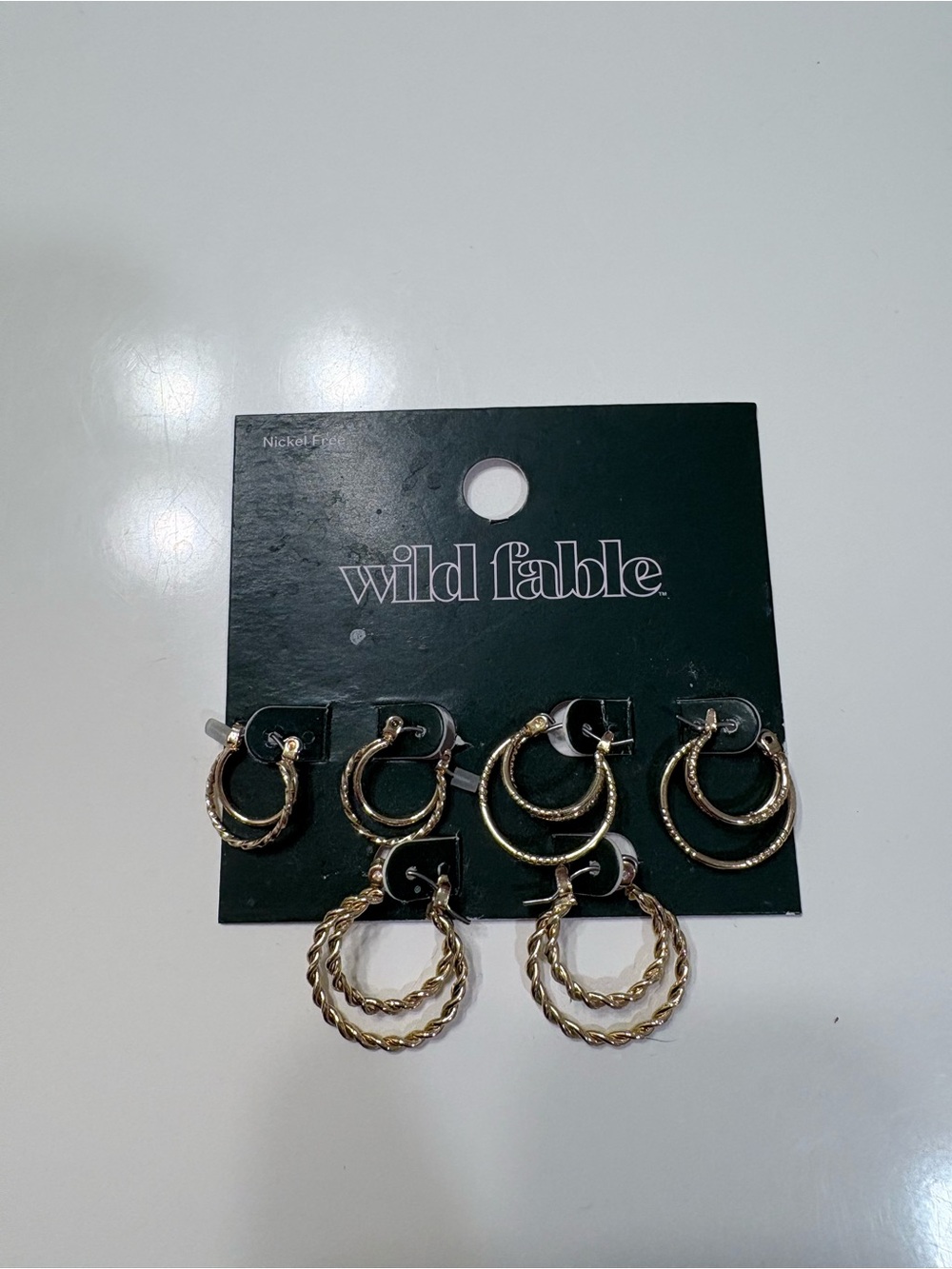 Wild Fable Gold-Tone Hoop Earring Set - 3 Pairs